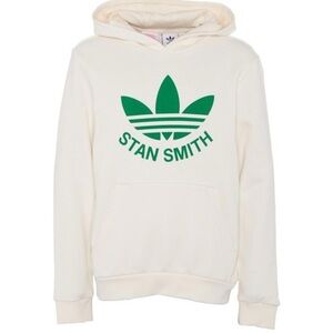 Adidas Original Stan Smith Cotton Hoodie Trefoil Logo Youth Large